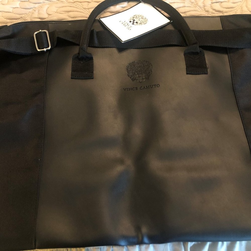 Vince Camuto NWT Large Black Duffel/Weekend Bag